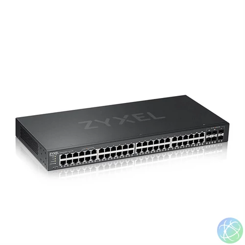 ZYXEL Switch 44x1000Mbps + 4xGigabit kombó SFP + 2xGigabit SFP, Menedzselhető Rackes, GS2220-50-EU0101F