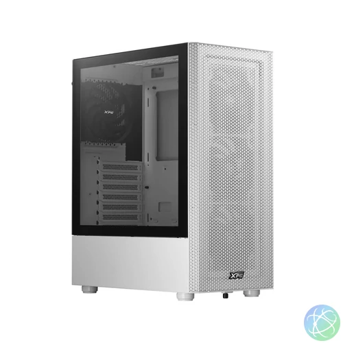 A-Data XPG Valor Mesh Compact Mid-Tower Chassis Tempered Glass White gépház