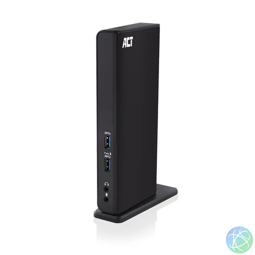 ACT AC7049 USB-C or USB-A Dual Monitor Docking Station Black