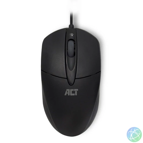ACT Wired Optical Mouse 1000 DPI Black egér