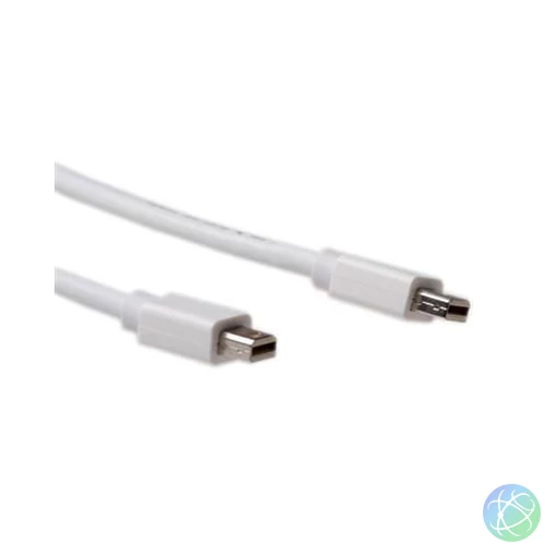 ACT AK3960 Mini DisplayPort cable Male-Male 1,5m White kábel