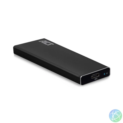 ACT AC1605 USB-C M.2 NVMe SSD Enclosure Black mobilrack / beépítő keret