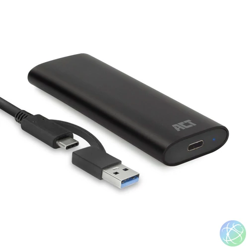 ACT AC1615 USB-C M.2 NVMe / PCIe SSD Enclosure tool-free Black mobilrack / beépítő keret