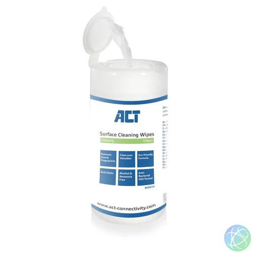 ACT AC9515 Surface Cleaning Wipes 100db tisztítóanyag