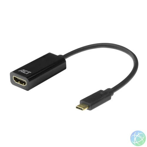 ACT AC7305 USB-C to 4K HDMI Adapter Black speciális átalakító