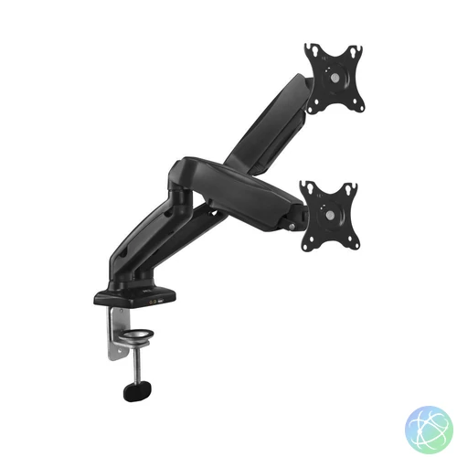 ACT AC8312 Gas Spring Dual Monitor Arm Office 13"-32" Black