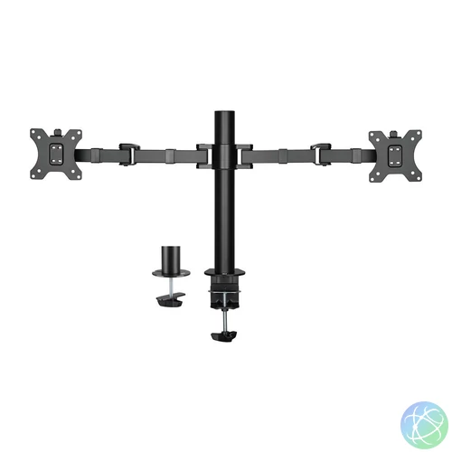 ACT AC8326 Dual Monitor Arm Office Solid Pro 10"-32" Black