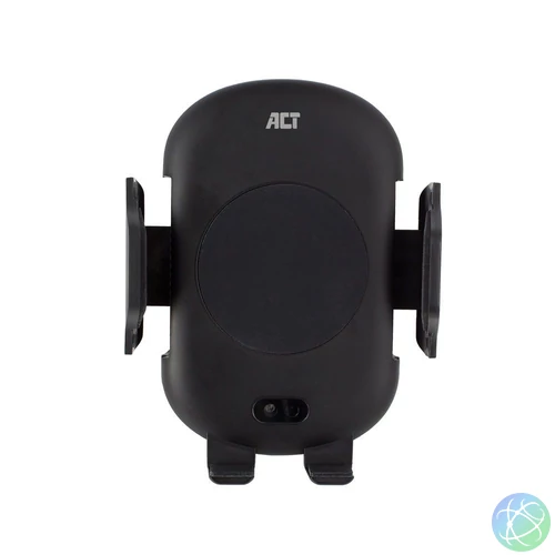 ACT AC9010 Automatic smartphone car mount with wireless charging Black