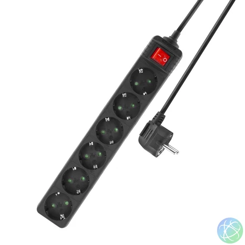ACT Hálózati Elosztó Kapcsolóval 6DIN 3m Black