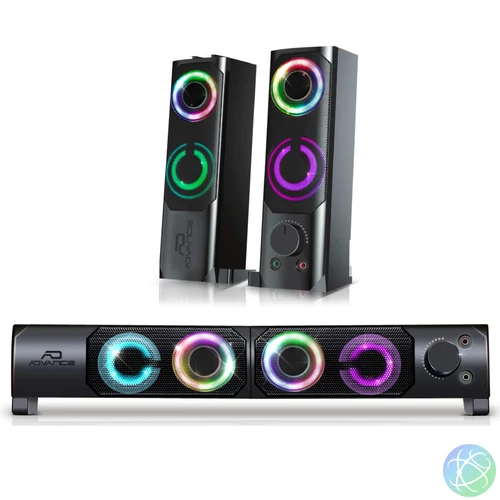 Advance Soundphonics 6W RMS RGB Speaker Black hangszóró