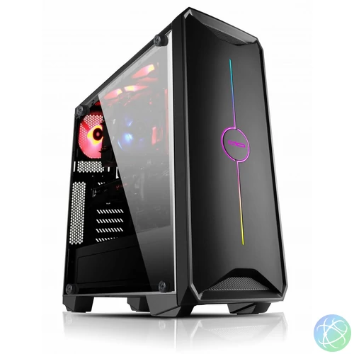 AIO Magnum Window RGB Black gépház