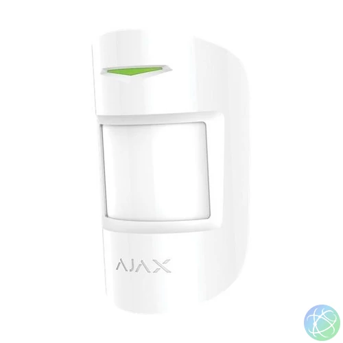 AJAX MotionProtect Plus WH vezetéknélküli kombinált PIR+MW fehér mozgásérzékelő riasztó