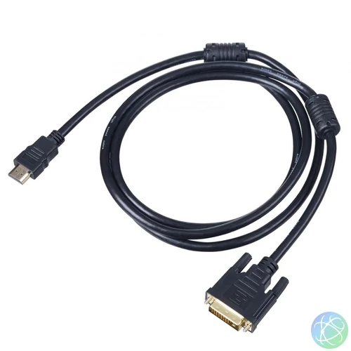 Akyga AK-AV-11 HDMI / DVI-D (Dual Link) (24+1) Cabe 1,8m Black kábel