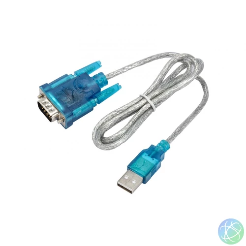 Akyga AK-CO-02 USB/R-232 cable 1m Transparent kábel