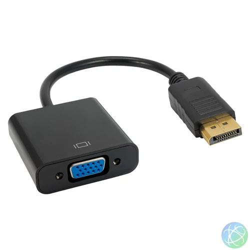 Akyga AK-AD-36 DisplayPort/VGA Converter Black speciális átalakító