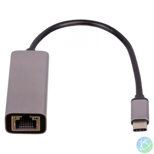 Akyga AK-AD-65 USB Type-C / RJ45 Adapter hálókártya