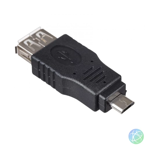 Akyga AK-AD-08 USB-AF/microUSB adapter Black speciális átalakító
