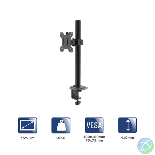 Akyga AK-MB-03 Single Monitor Arm Desk Mount 10kg VESA 75x75mm / 100x100mm 15-32"