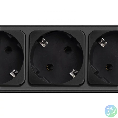 Akyga AK-SP-06B Túlfeszültségvédő Kapcsolóval 5DIN 3m Black