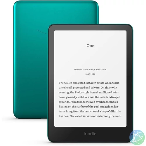 Amazon Kindle Paperwhite (2024) 7" E-book olvasó 32GB Metallic Jade (Reklám mentes)