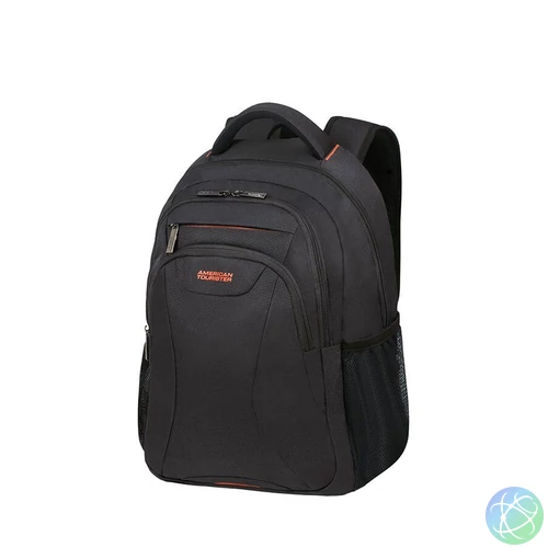 American Tourister Laptop Backpack 15,6" Black/Orange notebook táska