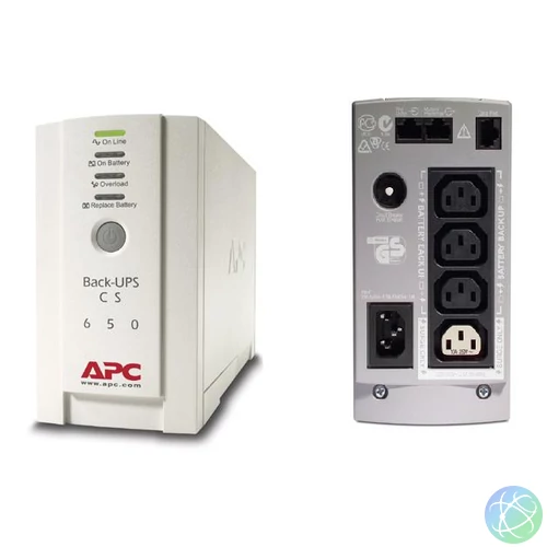 APC BK650EI Back-UPS CS 650VA UPS szünetmentes tápegység