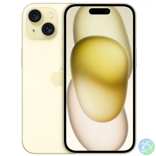 Apple iPhone 15 128GB Yellow mobiltelefon