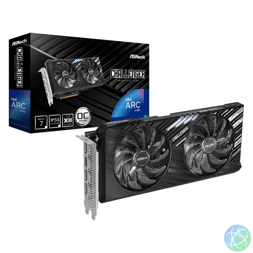 ASRock Intel Arc A750 Challenger SE 8GB OC videókártya