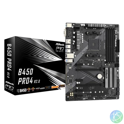 ASRock B450 PRO4 R2.0 alaplap