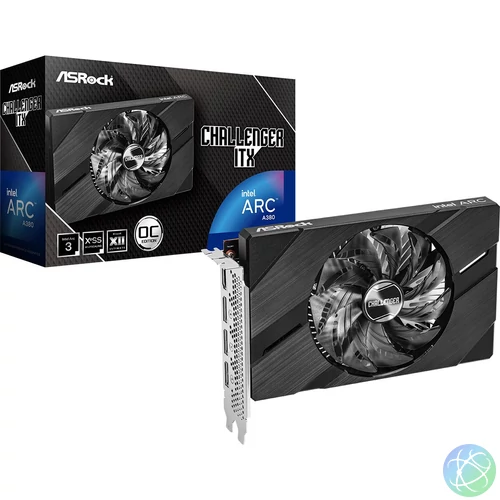 ASRock Intel Arc A380 Challenger ITX 6GB OC videókártya