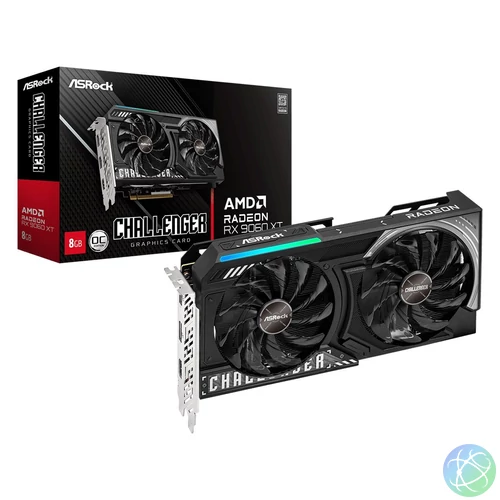ASRock RX9060 XT Challenger 8GB OC videókártya