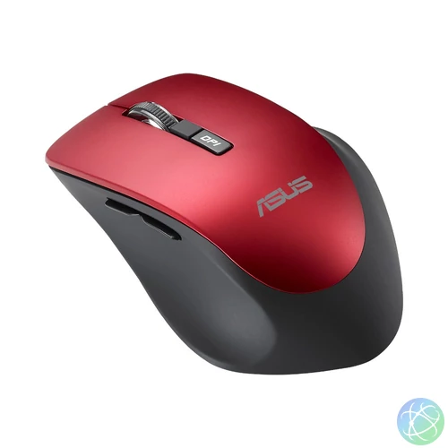 Asus WT425 Wireless Optical Mouse Red egér
