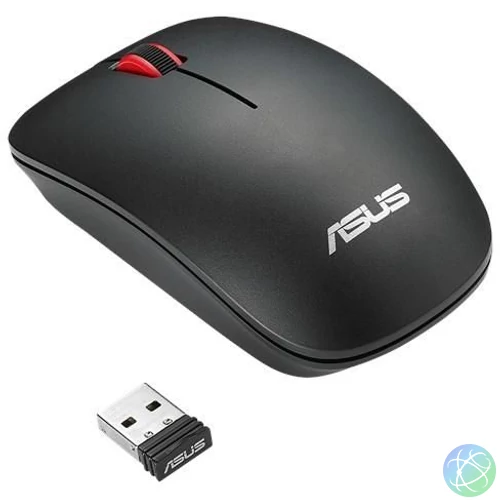 Asus WT300 Wireless Optical Mouse Black/Red egér
