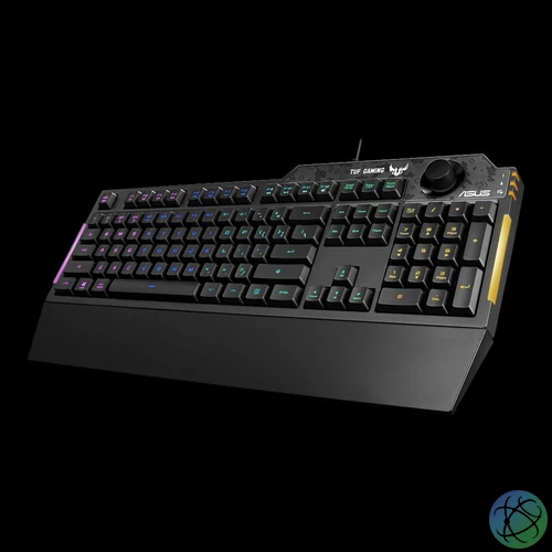 Asus TUF Gaming K1 RGB Keyboard Black HU billentyűzet