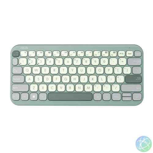 Asus Marshmallow Keyboard KW100 Wireless Keyboard Green Tea Latte HU billentyűzet