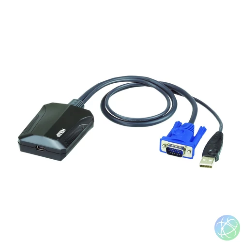 ATEN CV211CP Laptop USB KVM konzol Crash Cart Adapter IT Kit