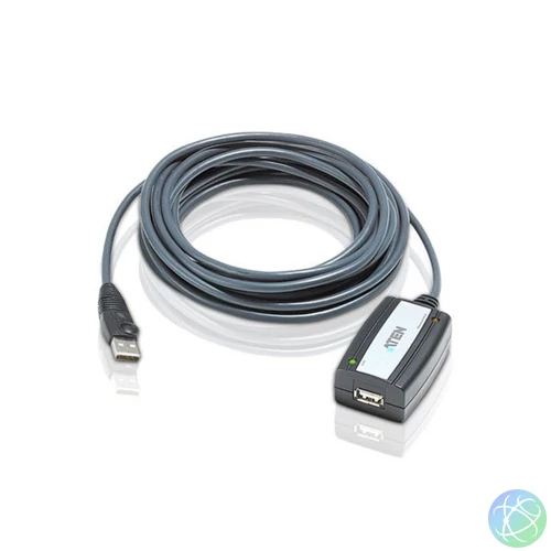 ATEN UE250 USB2.0 Extender cable 5m Black kábel