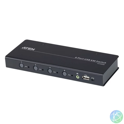 ATEN 4-port USB Boundless KM Switch + Cables