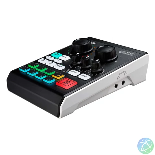 ATEN UC8000 Podcast AI Audio Mixer | MicLIVE 6CH Black keverőpult