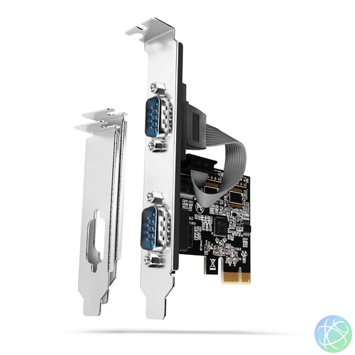 AXAGON PCEA-S2N PCIE controller 2x Serial bővítőkártya
