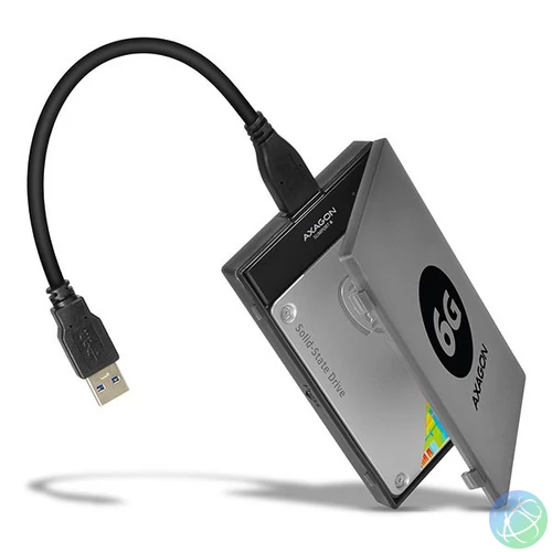 AXAGON ADSA-1S6 2,5" USB3.0 HDD SATA Black mobilrack / beépítő keret