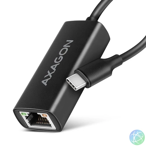 AXAGON ADE-ARC USB-C Gigabit Ethernet Adapter Black hálókártya