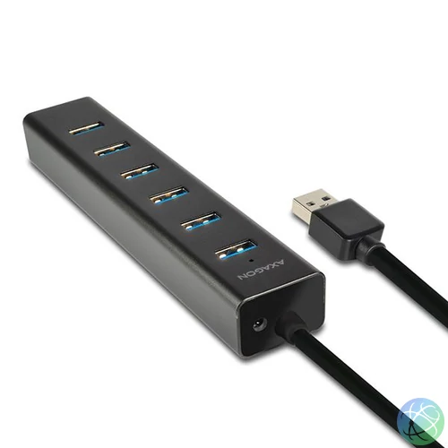 AXAGON HUE-SA7BP USB3.0 Charging Hub Black usb hub