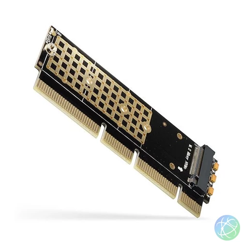 AXAGON PCEM2-1U PCIE NVME M.2 x16/x8/x4 M-Key slot adapter bővítőkártya