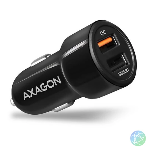 AXAGON PWC-QC5 QC3.0 + 2.4A Car Charger Black töltő