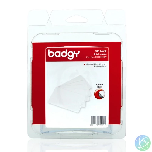 Badgy Evolis CBGC0030W 100db PVC Kártya