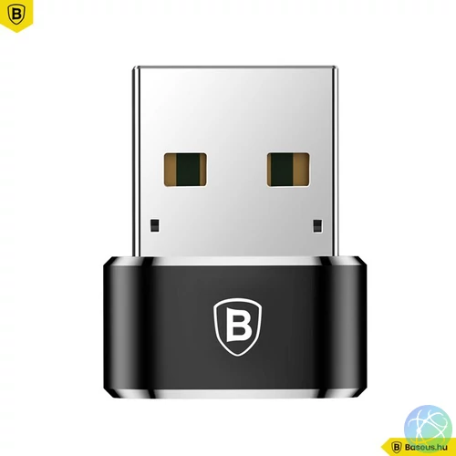 Baseus USB-C USB-A Adapter Black speciális átalakító