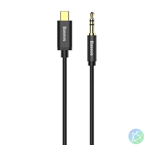 Baseus Yiven USB-C 3,5mm 1,2 m Black kábel