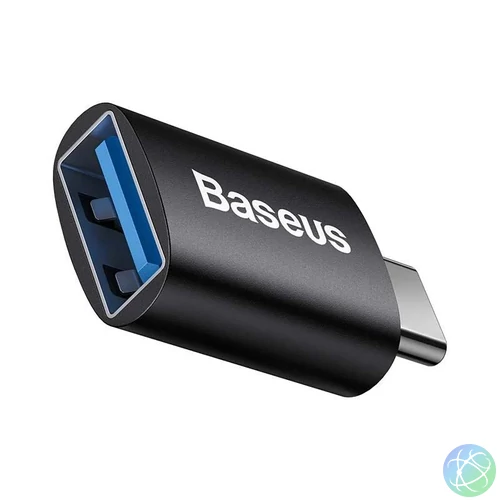 Baseus Ingenuity USB-C USB-A OTG Adapter Black speciális átalakító
