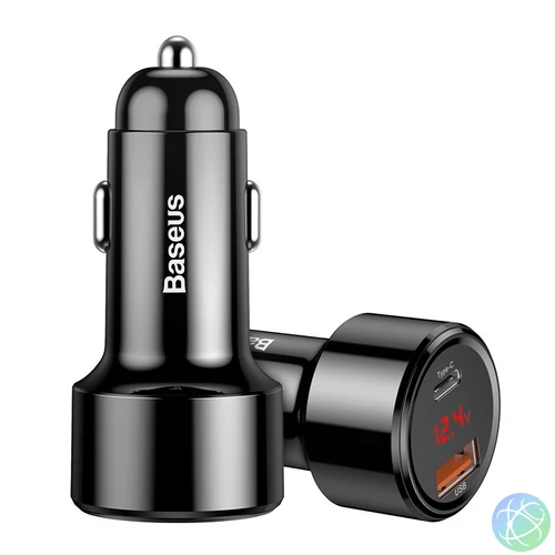 Baseus PPS Quick Charging Car Charger Black töltő